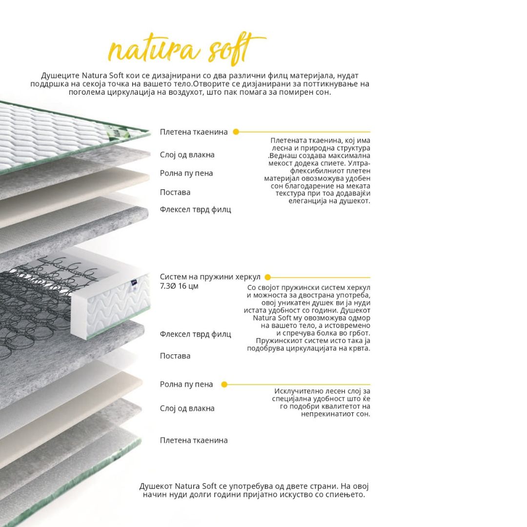 Душек Натура софт 4 Душек Натура софт