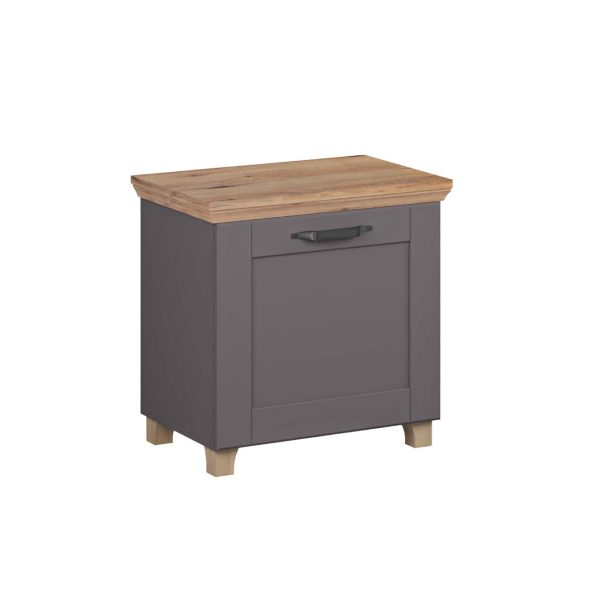 Претсобје Контемпо мала комода - артисан храст/бело