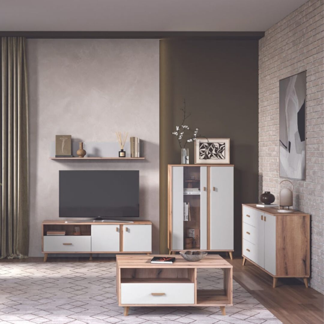 Дневна соба Порто сет 1 артисан храст/бело