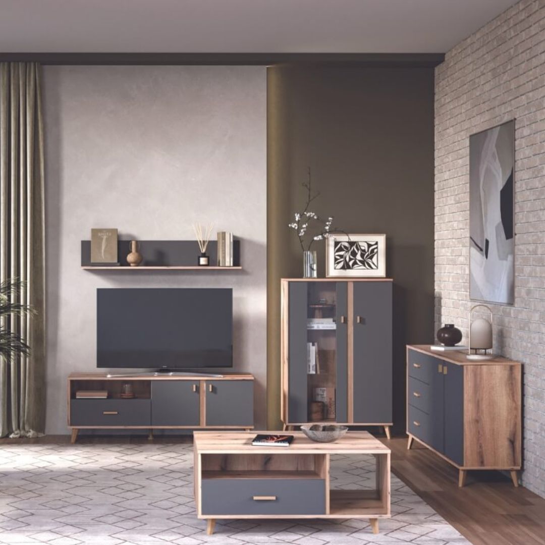 Дневна соба Порто сет 1 артисан храст/сиво