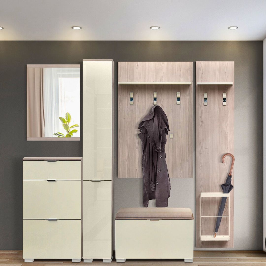 Претсобје Елеганс сет 6 песок сјај 1 Претсобје Елеганс сет 6 песок сјај