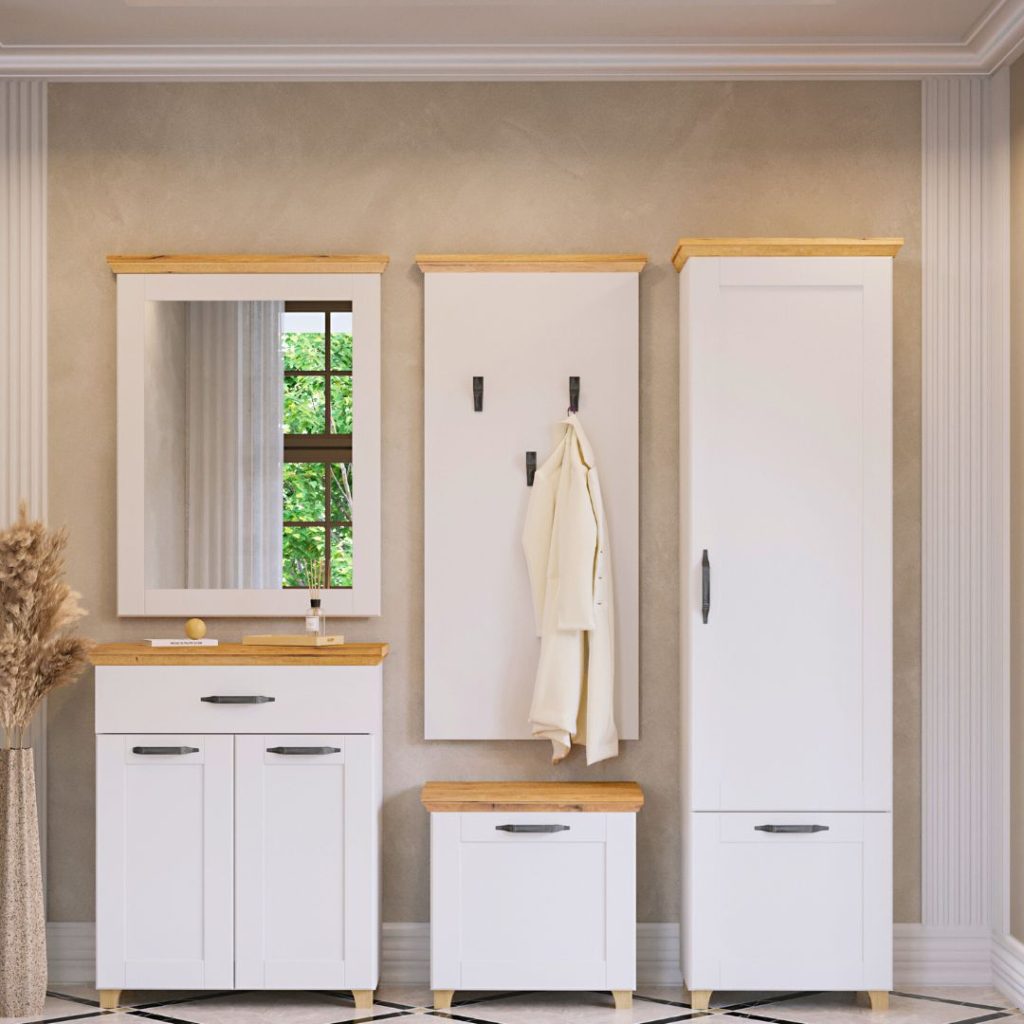 Претсобје Контемпо сет 1 артисан храст/бело