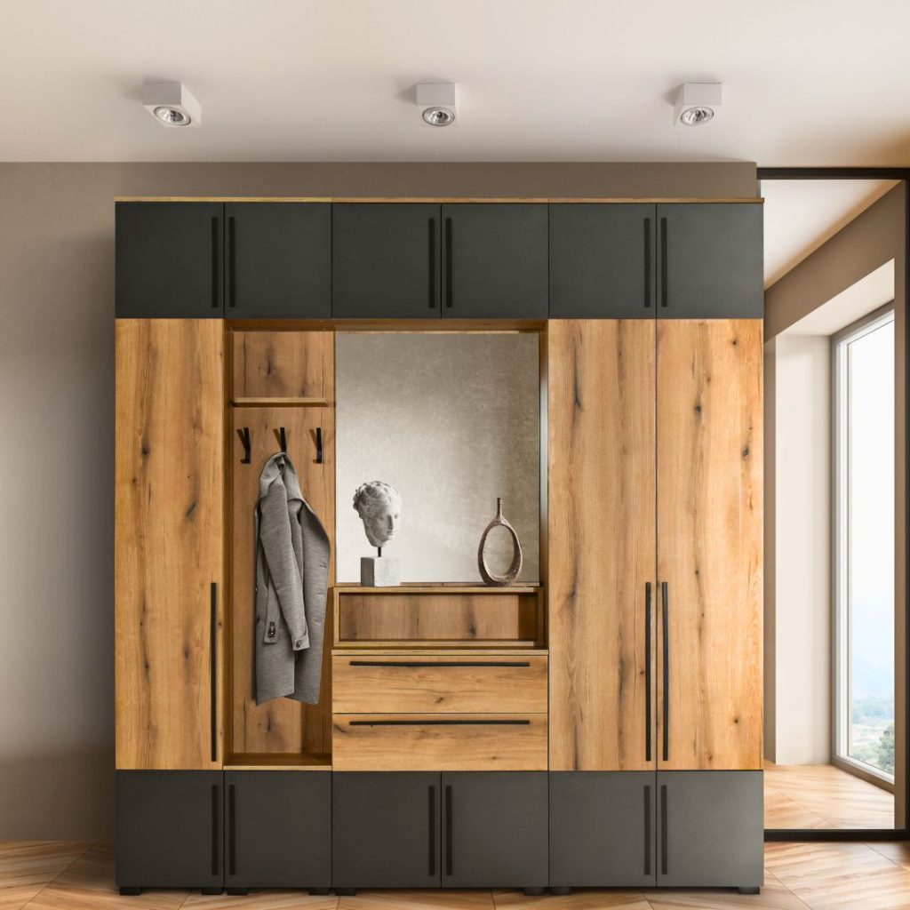 Претсобје Леонидас сет 4 артисан храст/сиво