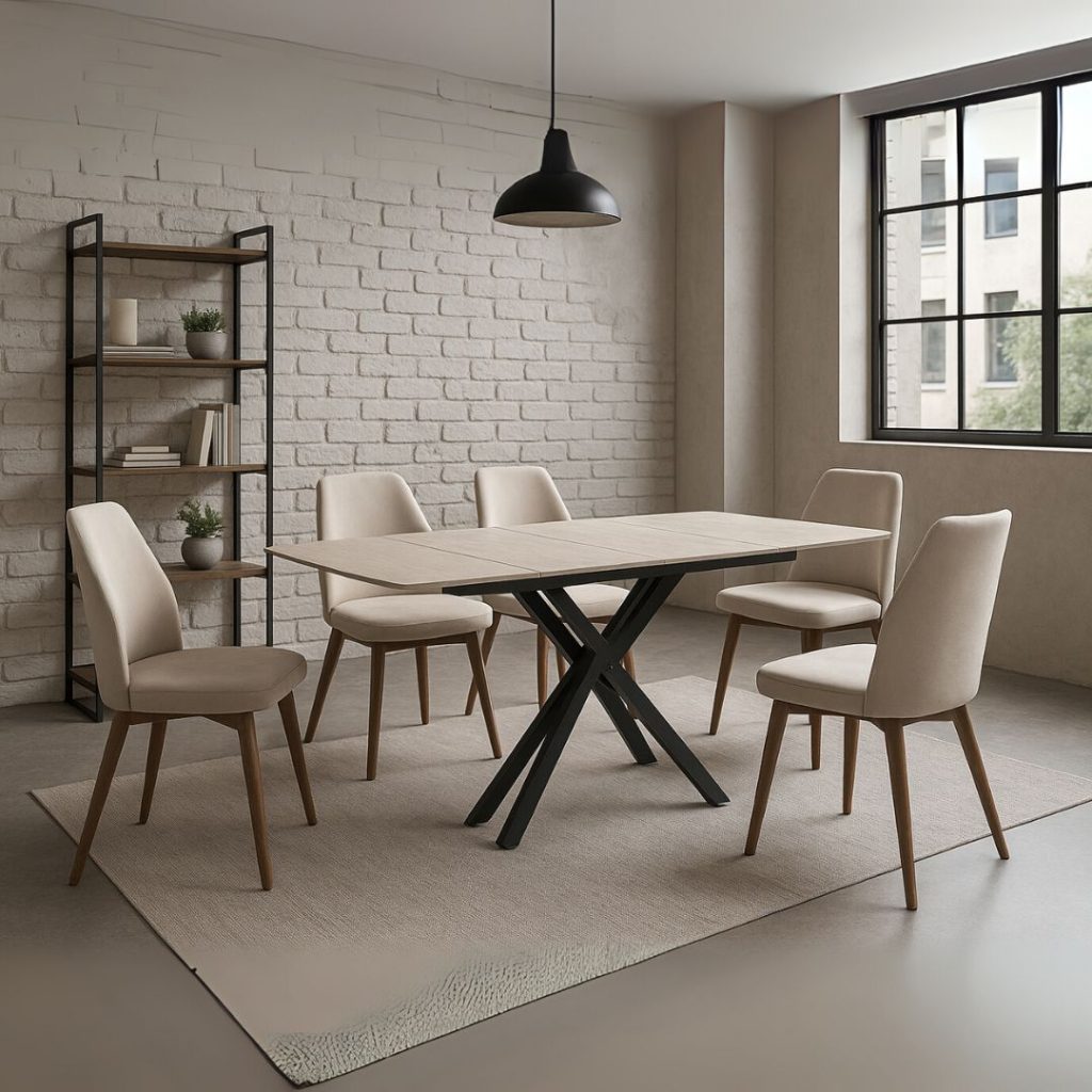 Трпезариска маса Филис + стол Лукас