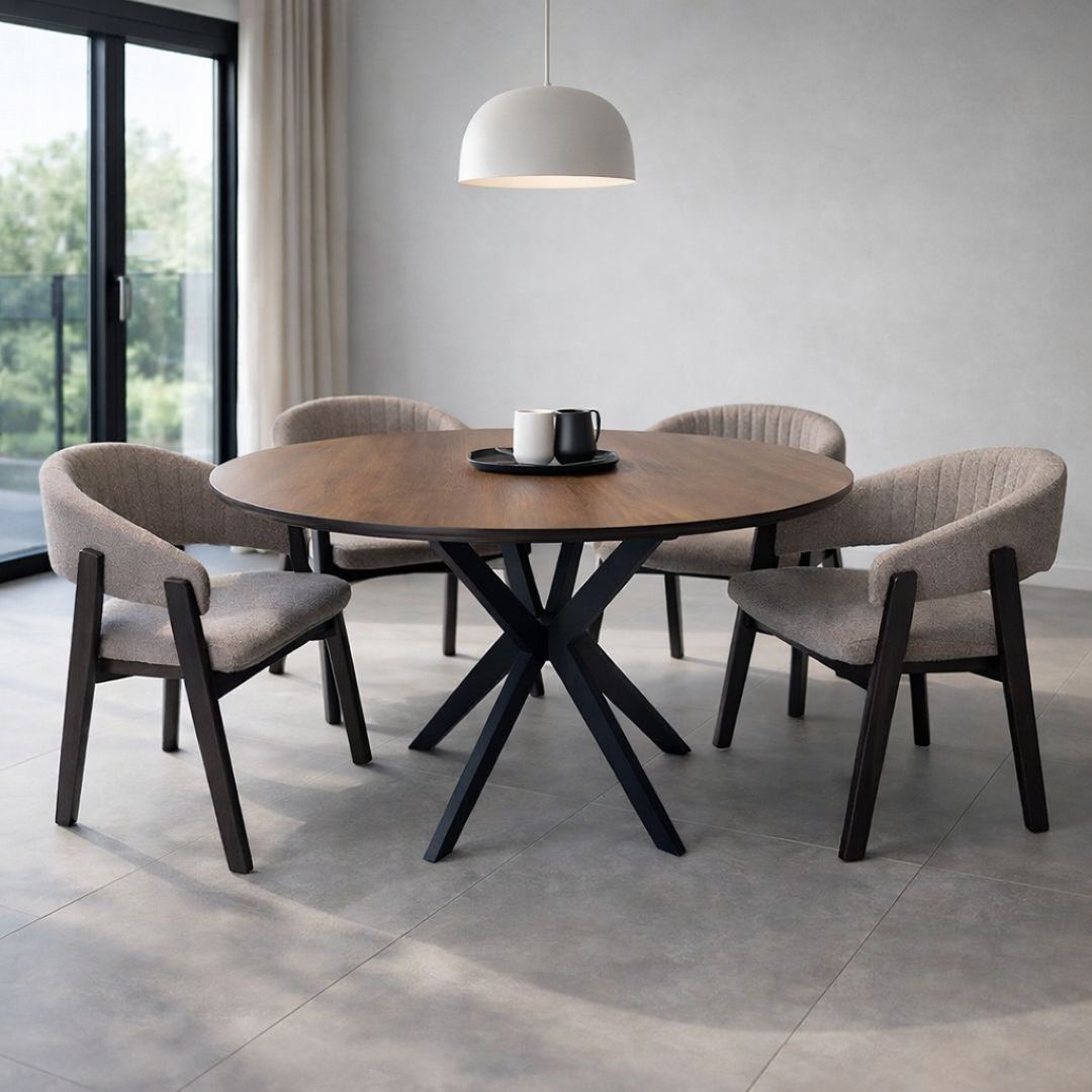 Трпезариска маса Добок + стол Вегас 1 Трпезариска маса Добок + стол Вегас