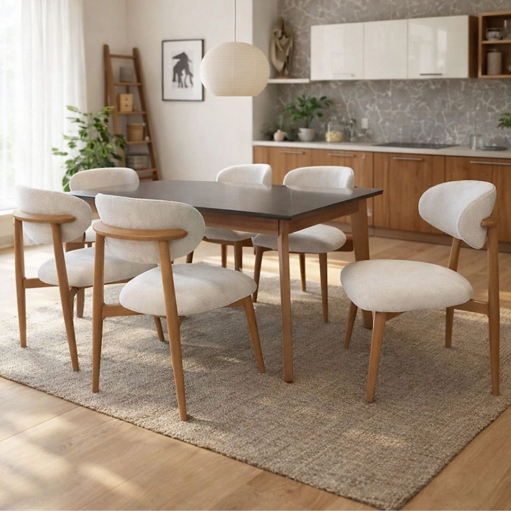 Трпезариска маса Сф120 + стол Берлин