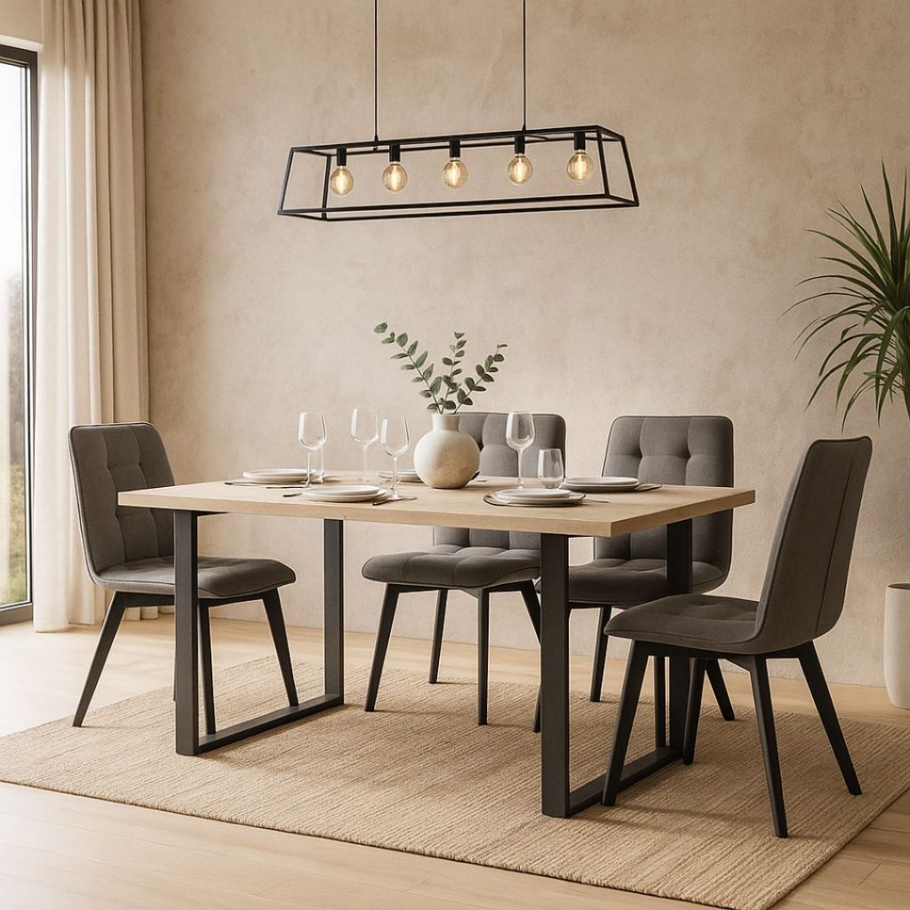 Трпезариска маса Сф141 и стол Марк